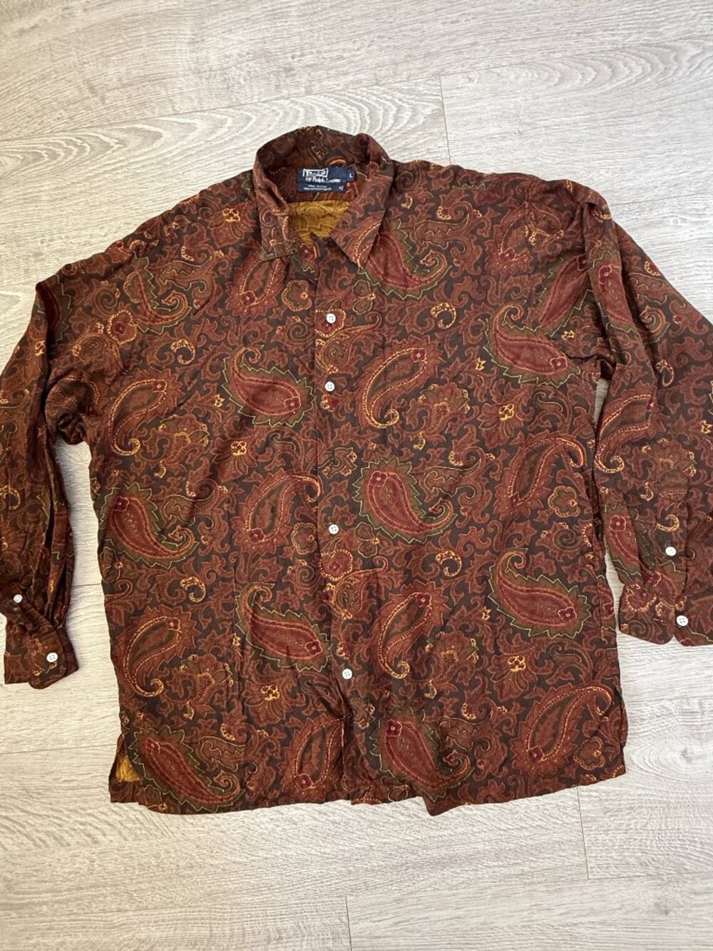 Polo Ralph Lauren Paisley Button-Up Shirt Large